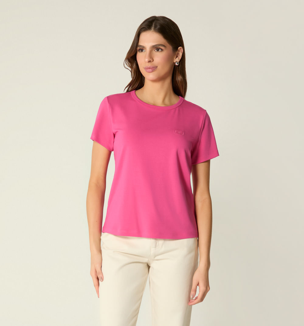 Camiseta manga corta basic