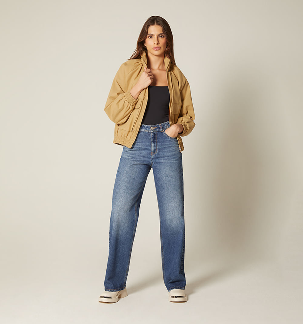 Chaqueta para mujer maxi bolsillos