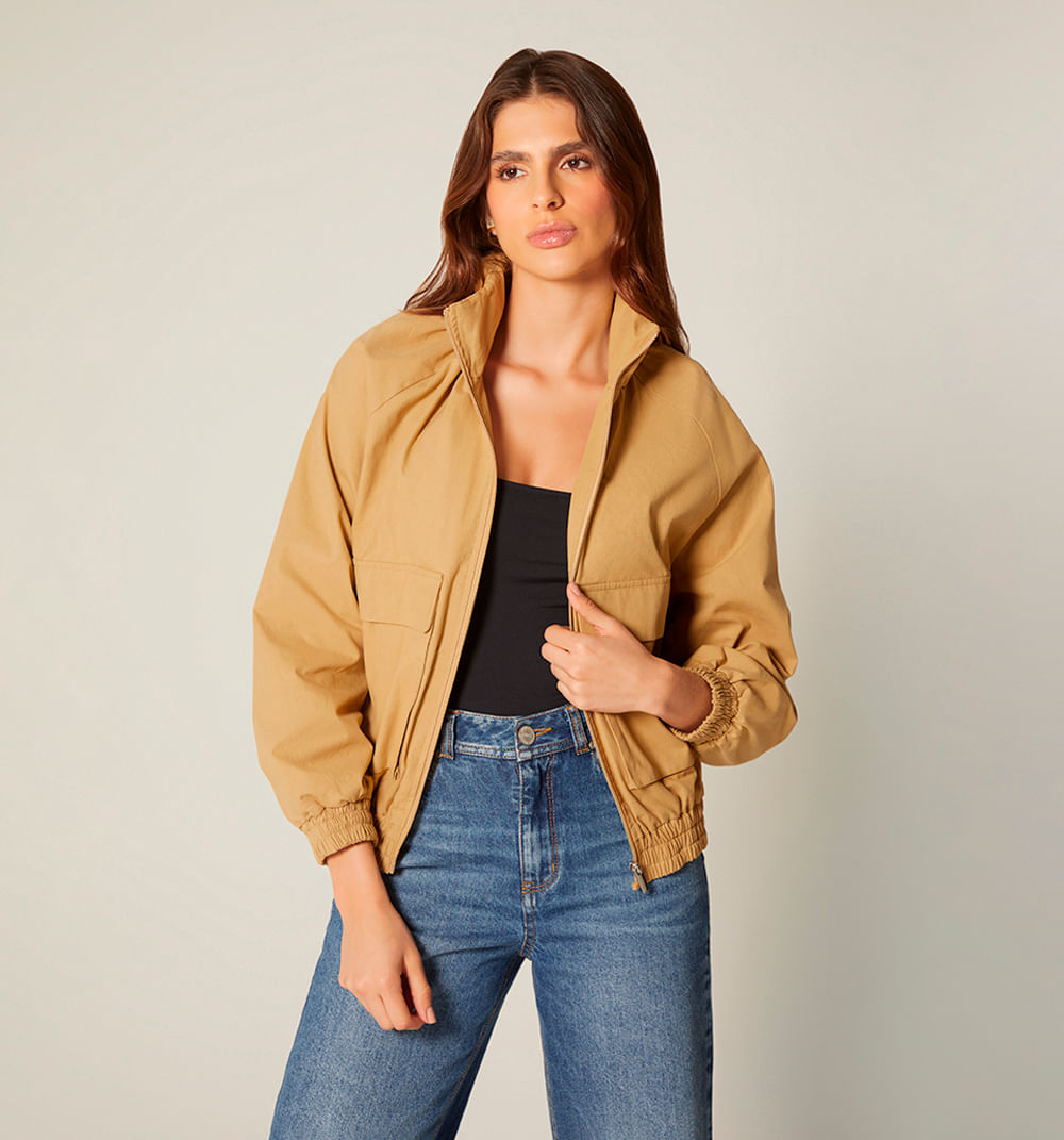 Chaqueta para mujer maxi bolsillos