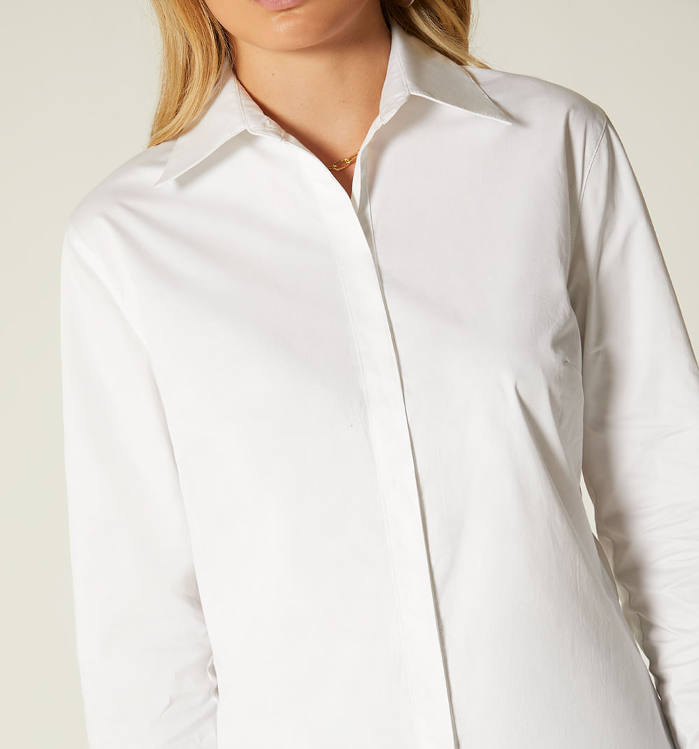 Camisera manga larga puño con mancornas