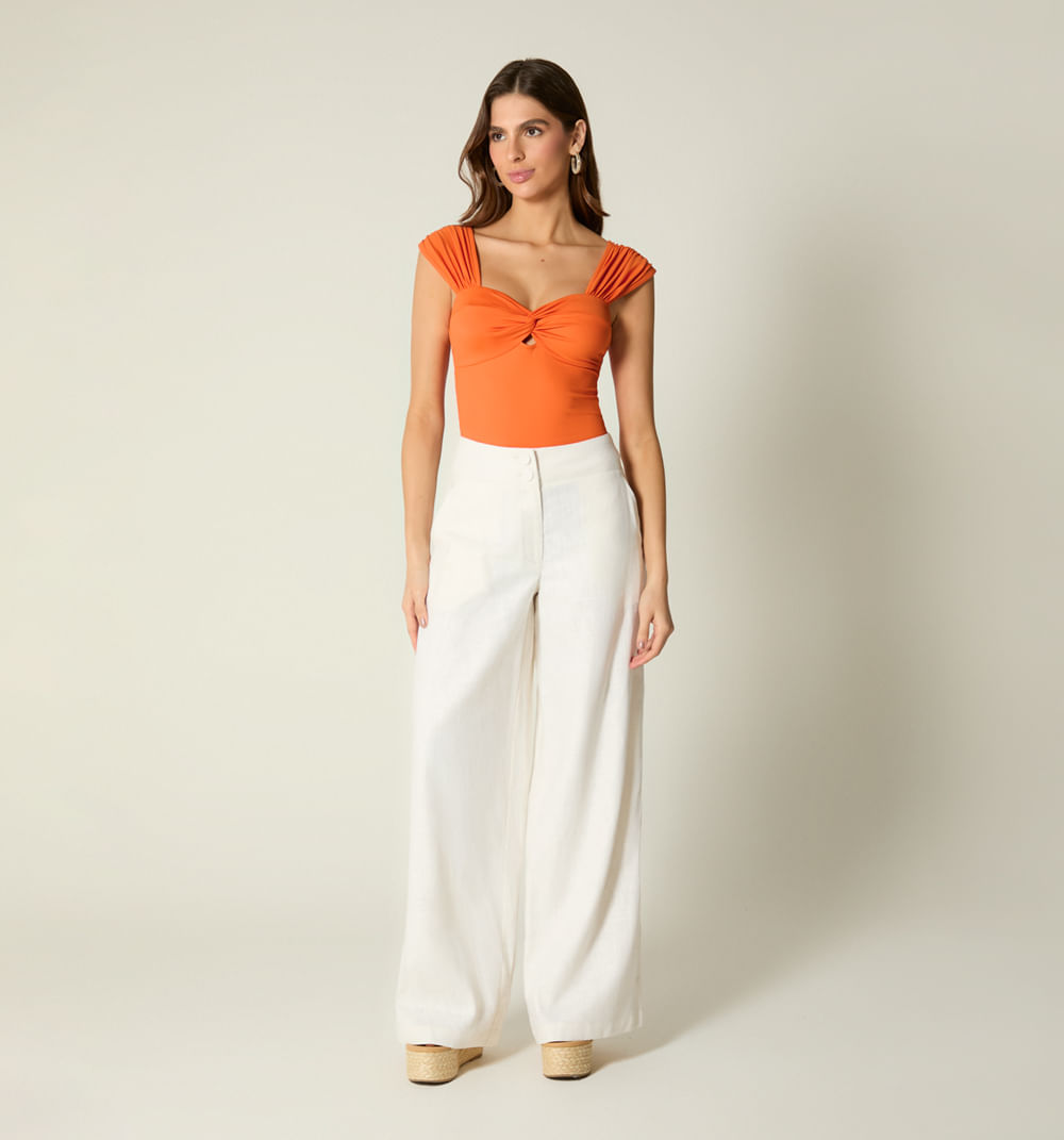 Pantalon palazo tiro alto