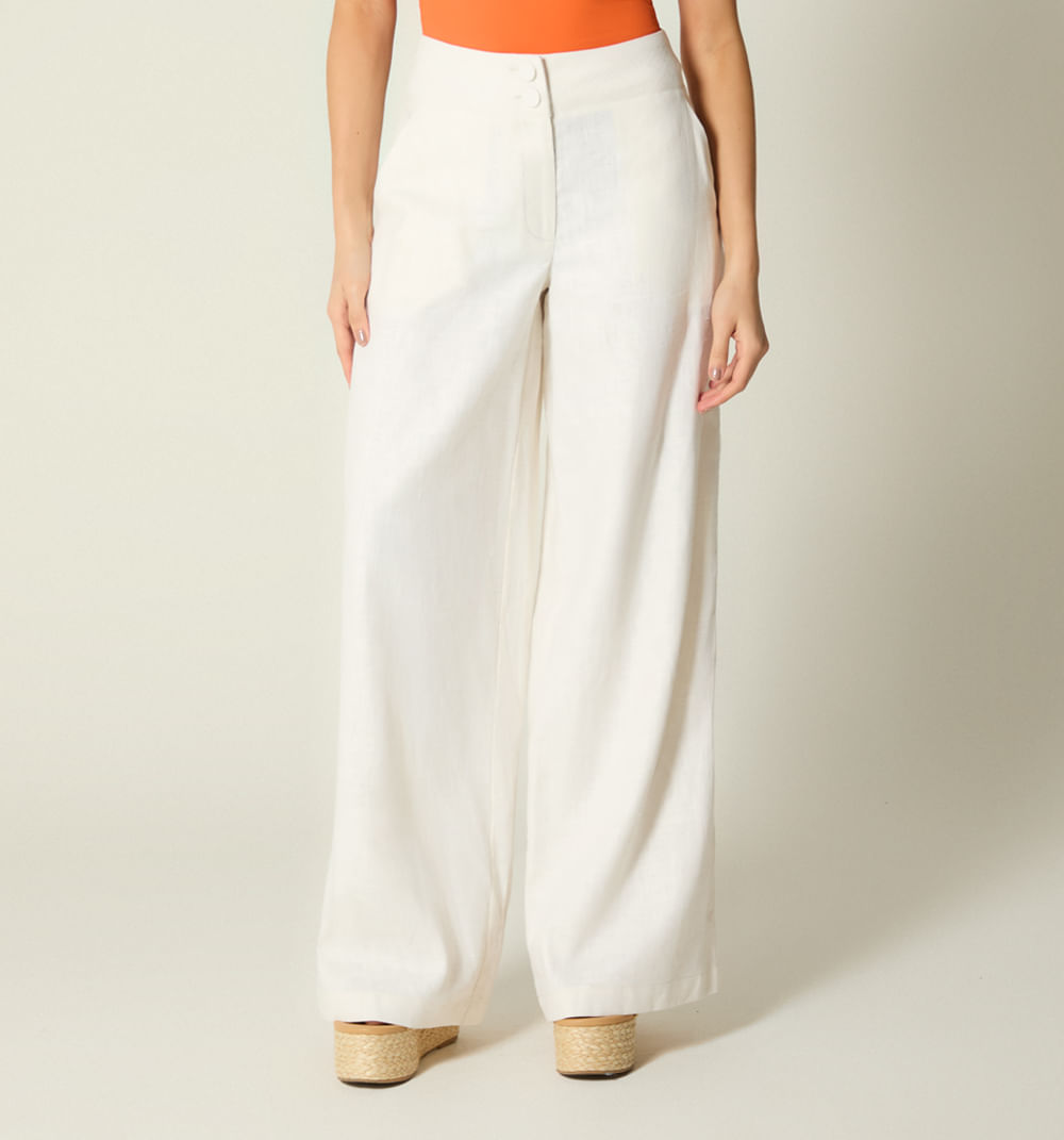 Pantalon palazo tiro alto