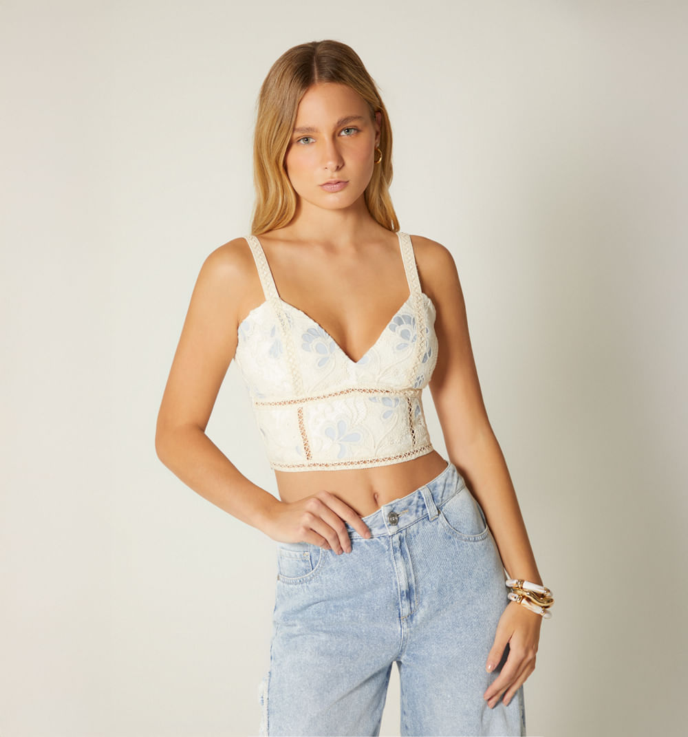 Blusa tiras
