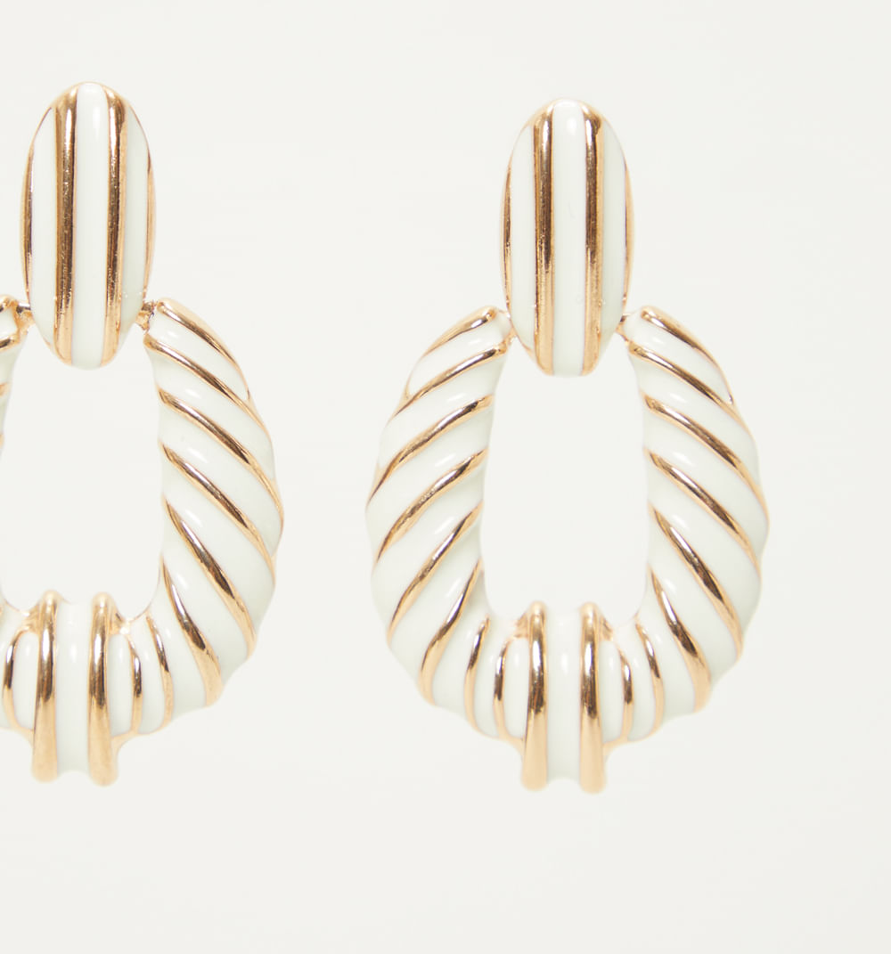 Aretes entorchados esmalte