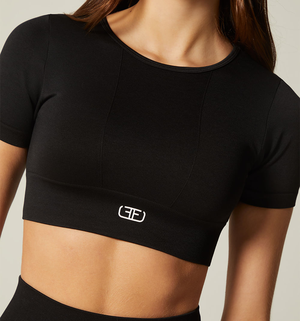 Blusa manga corta deportiva