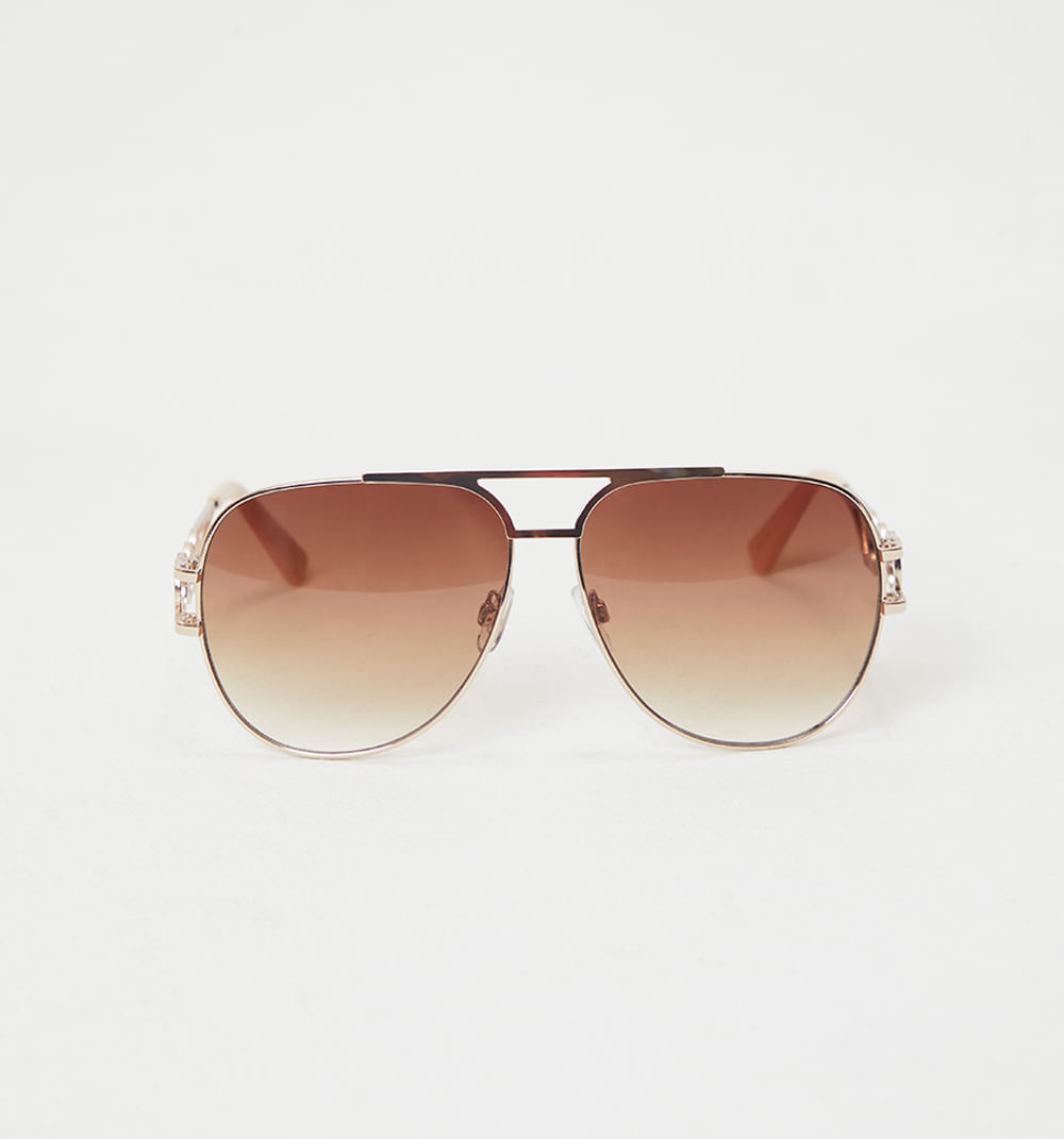 Gafas tipo aviador detalle lateral