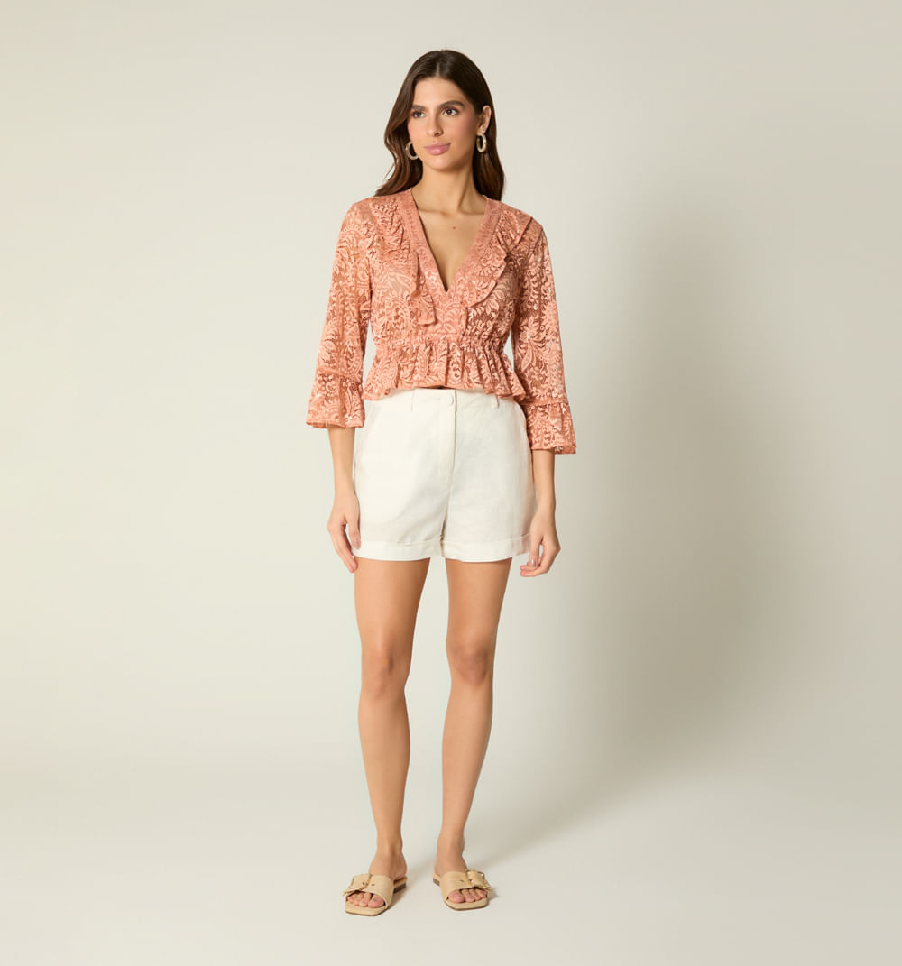 Blusa manga 3/4