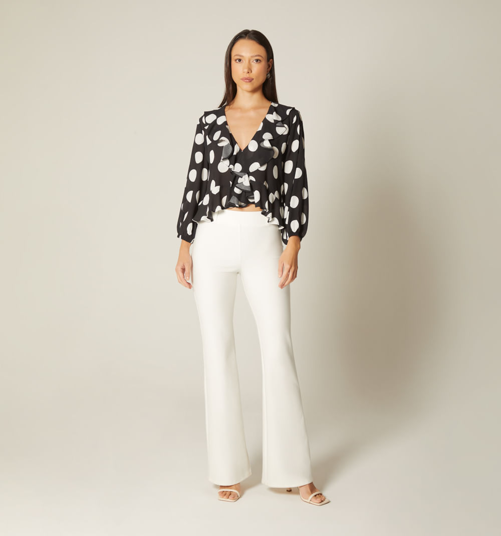 Blusa con bolero manga 3/4