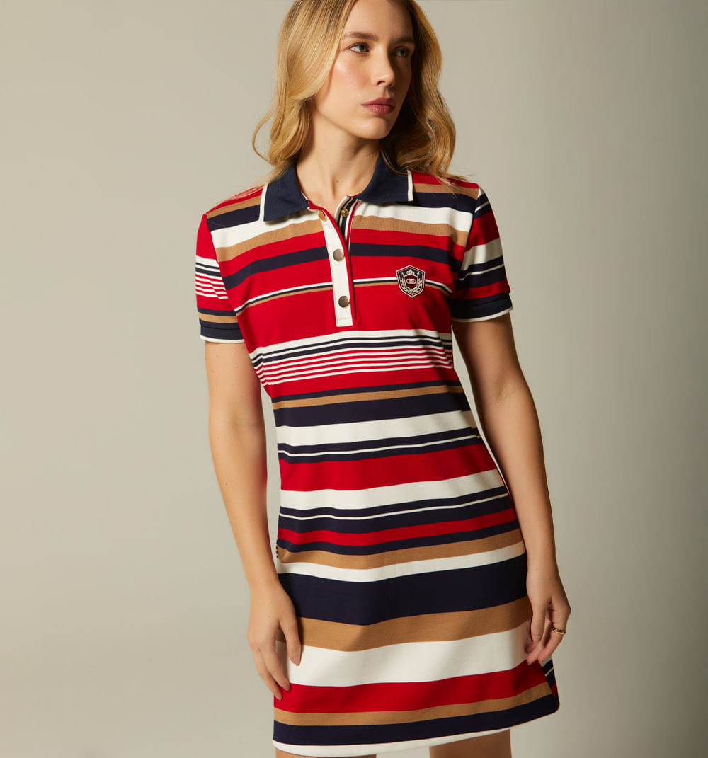 Vestido corto tipo talego