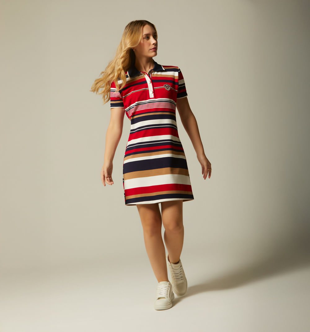 Vestido corto tipo talego