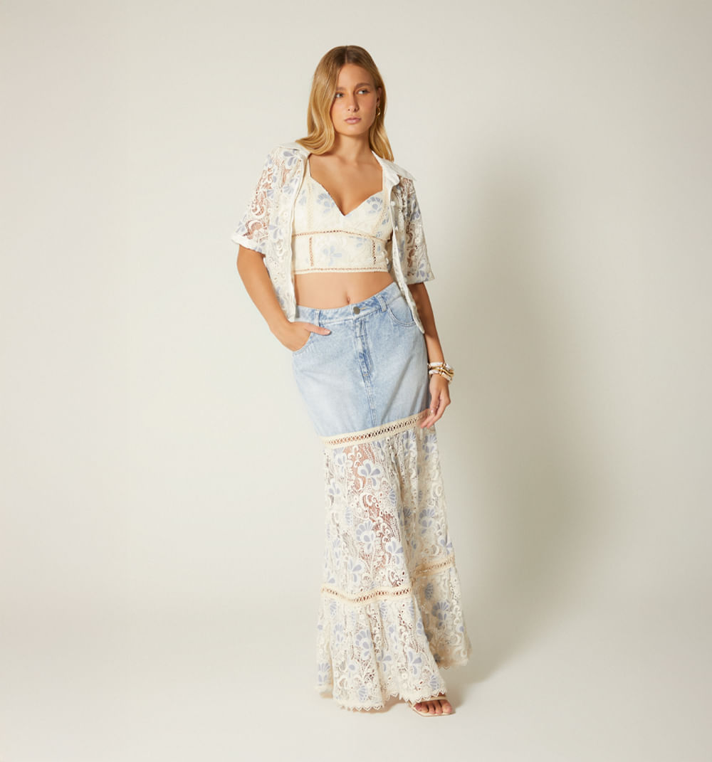 Blusa camisera manga corta