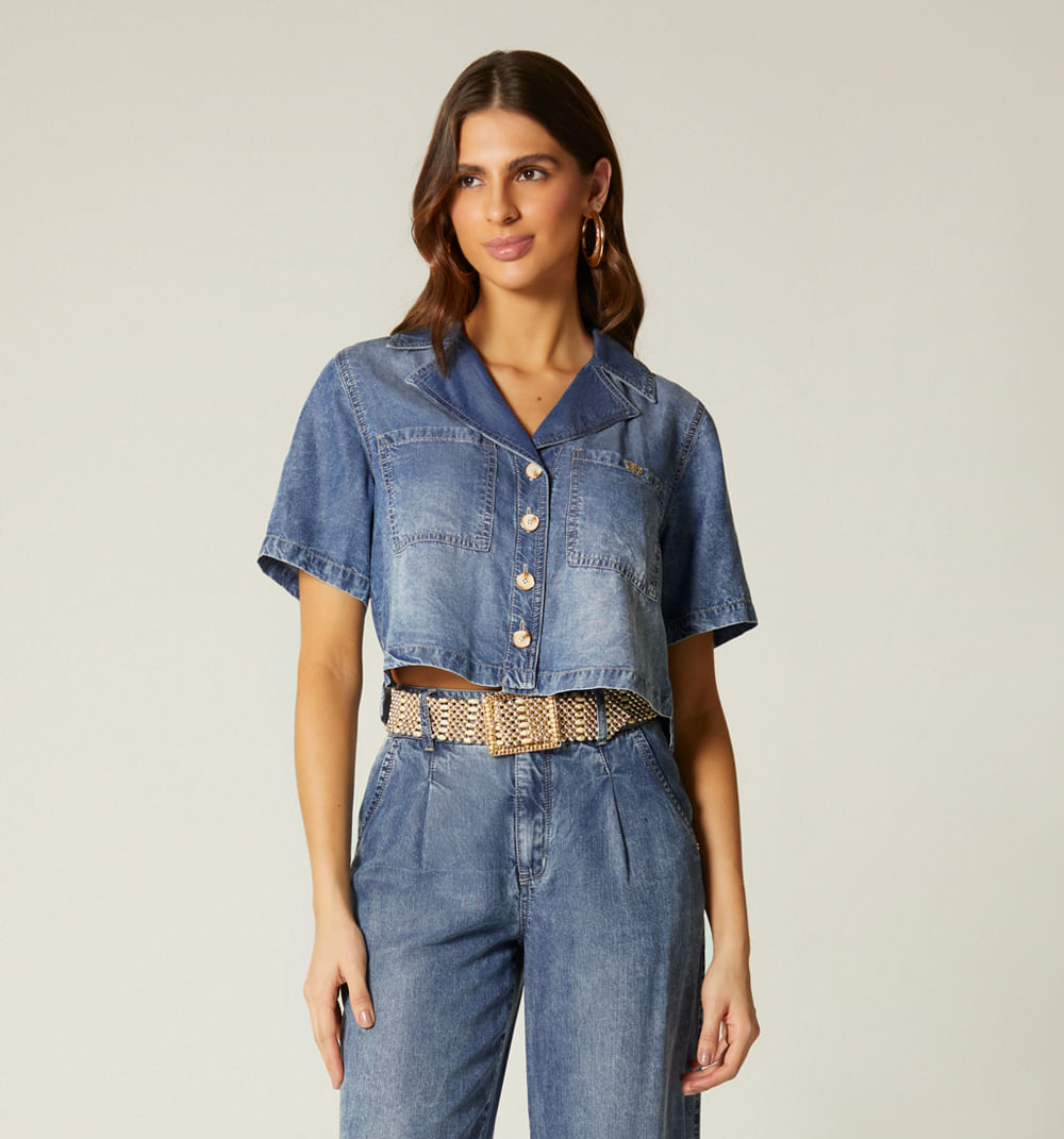Blusa boxxi camisera manga corta