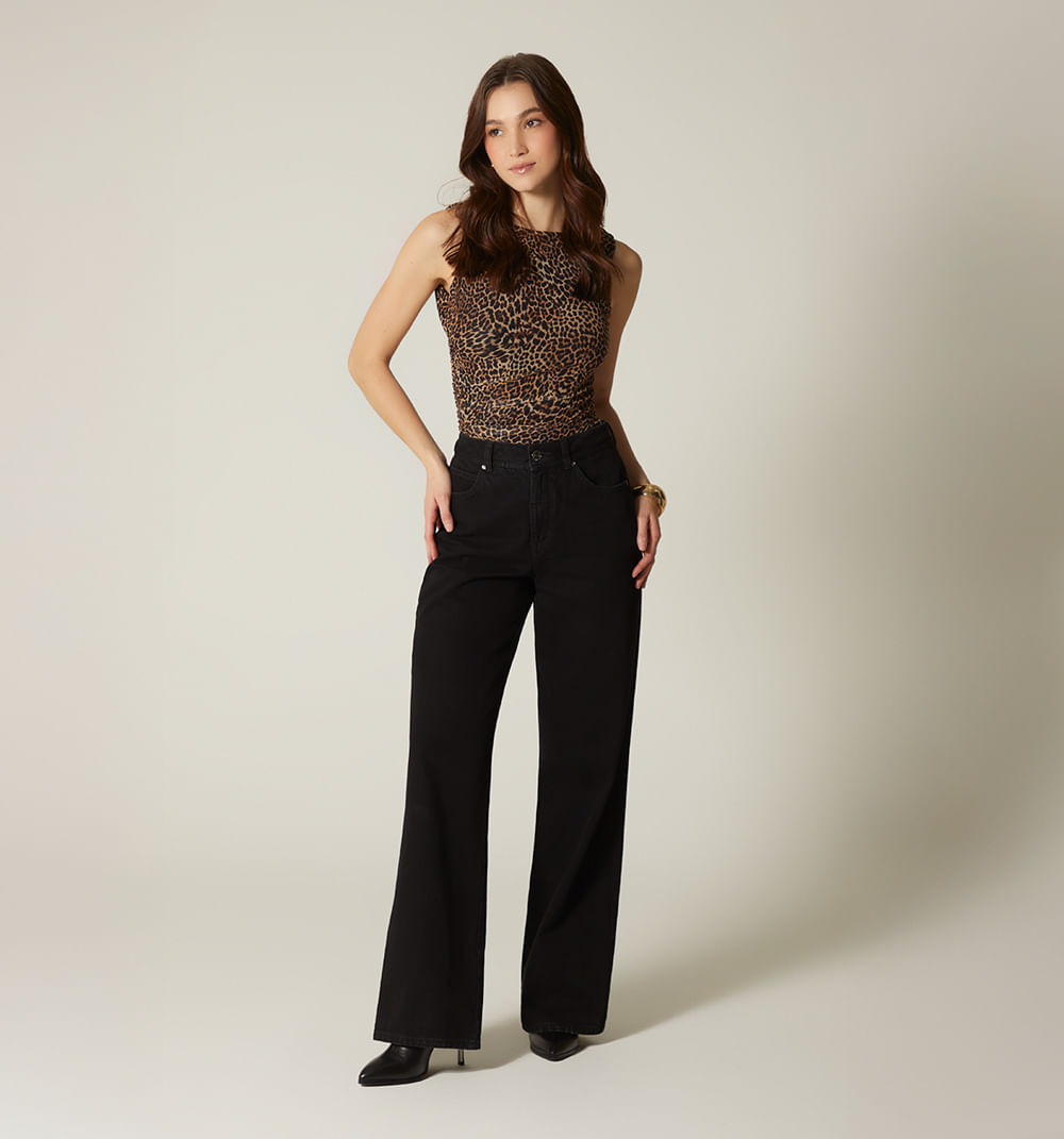 Body sisa escote espalda asimetrico