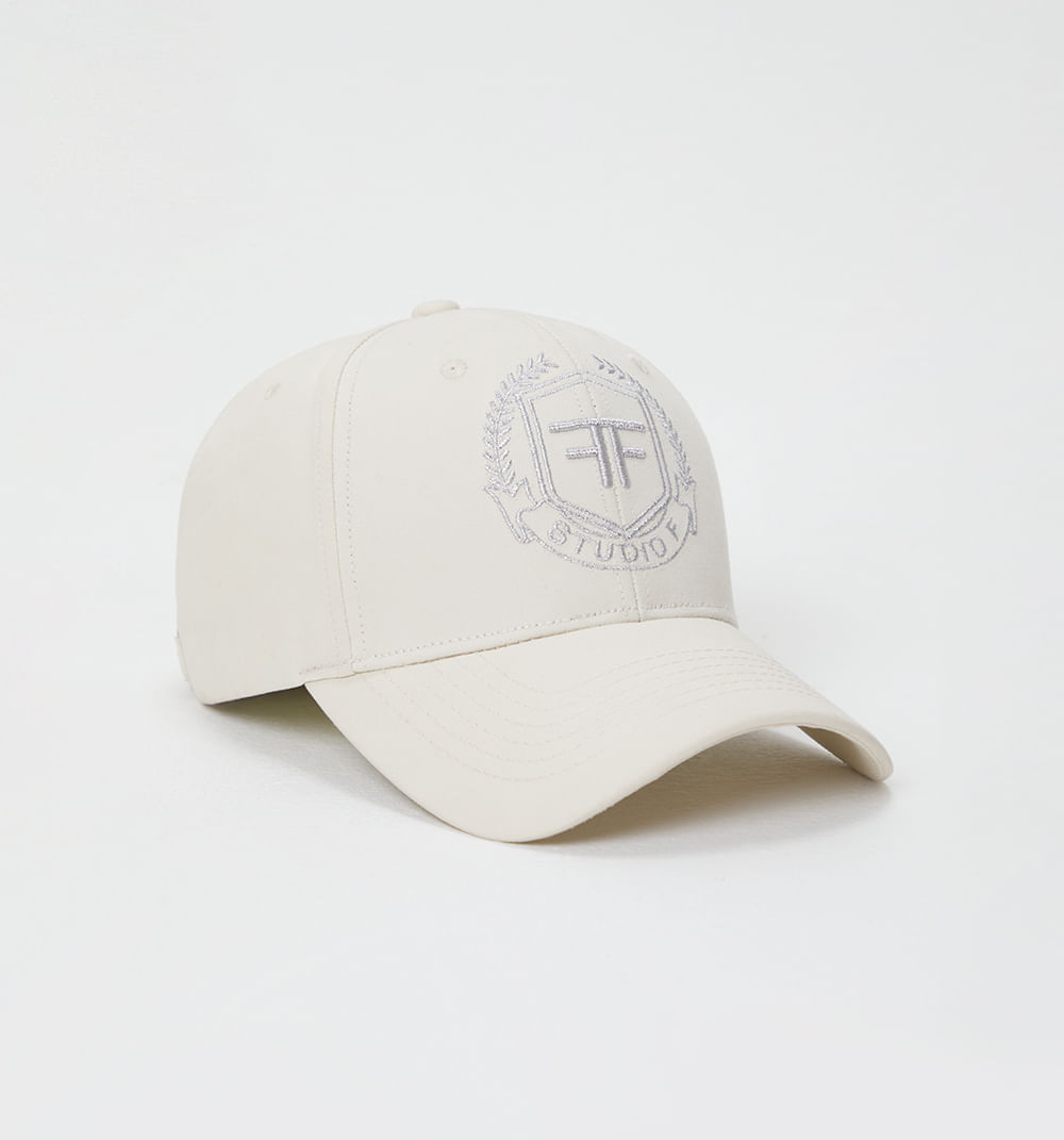 Gorra maxi bordado en lurex
