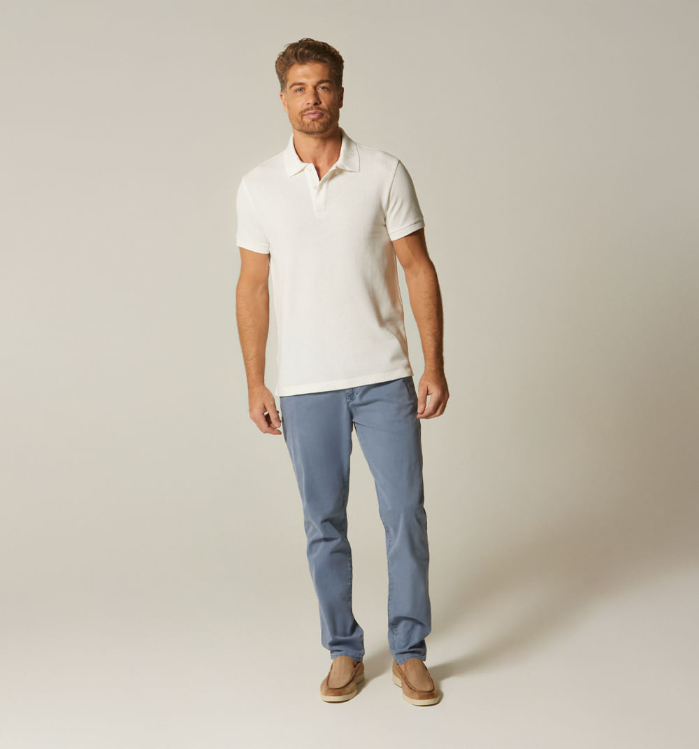 Polo para hombre tejida