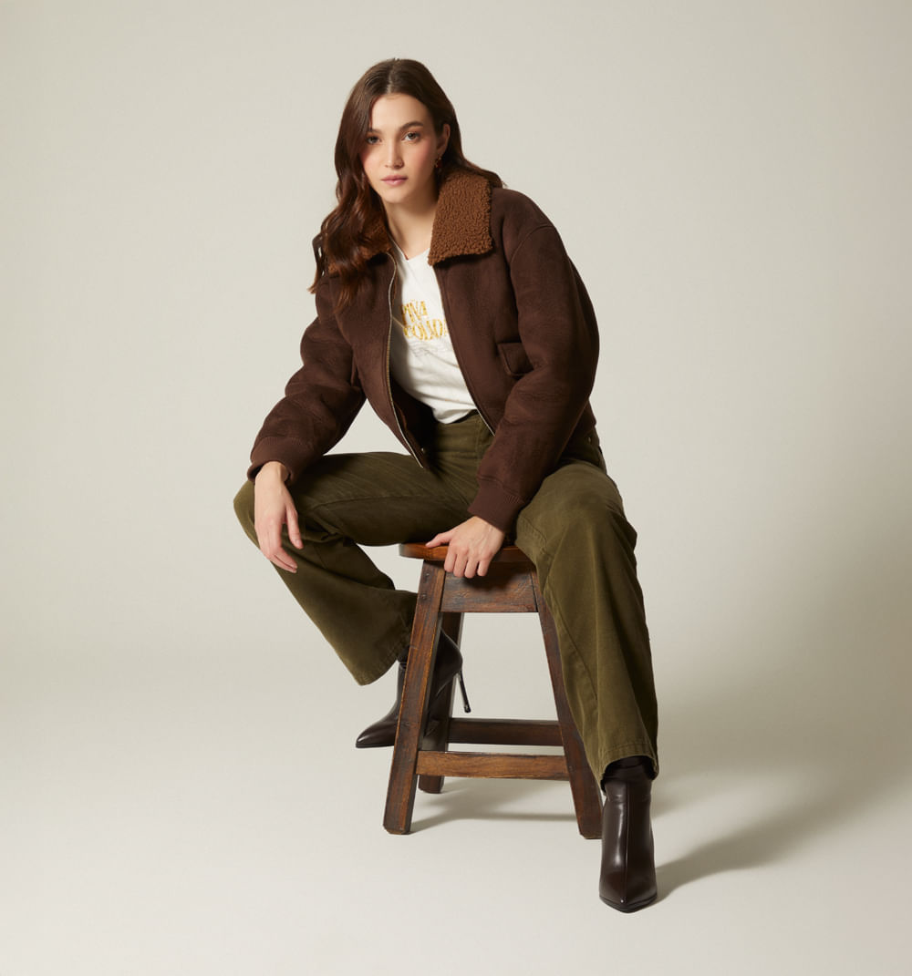 Chaqueta boomber- pelo interno