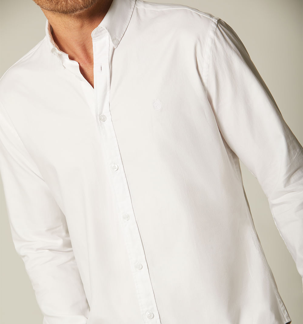 Camisa para hombre manga larga