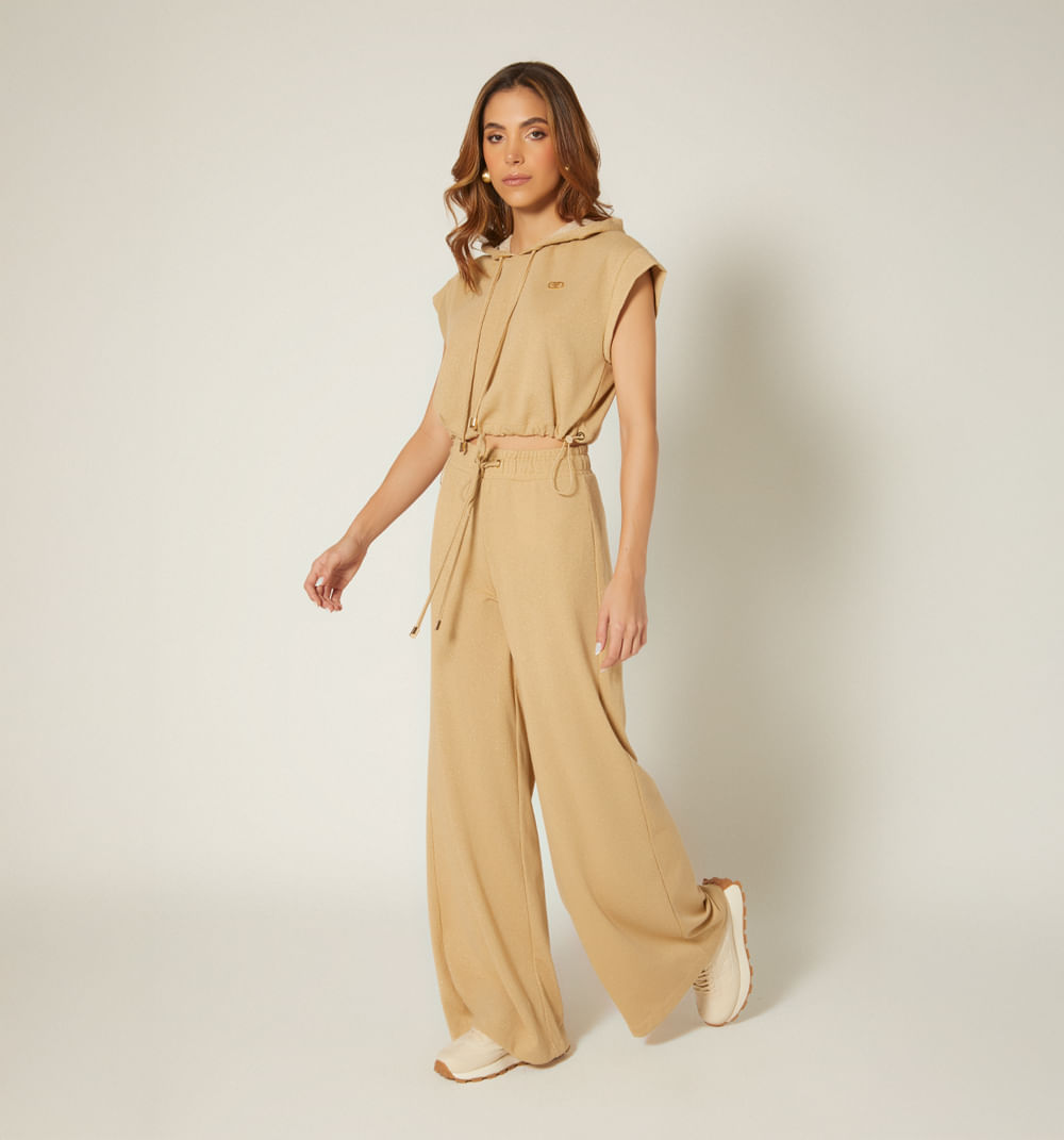 Pantalón deportivo con franja en costado