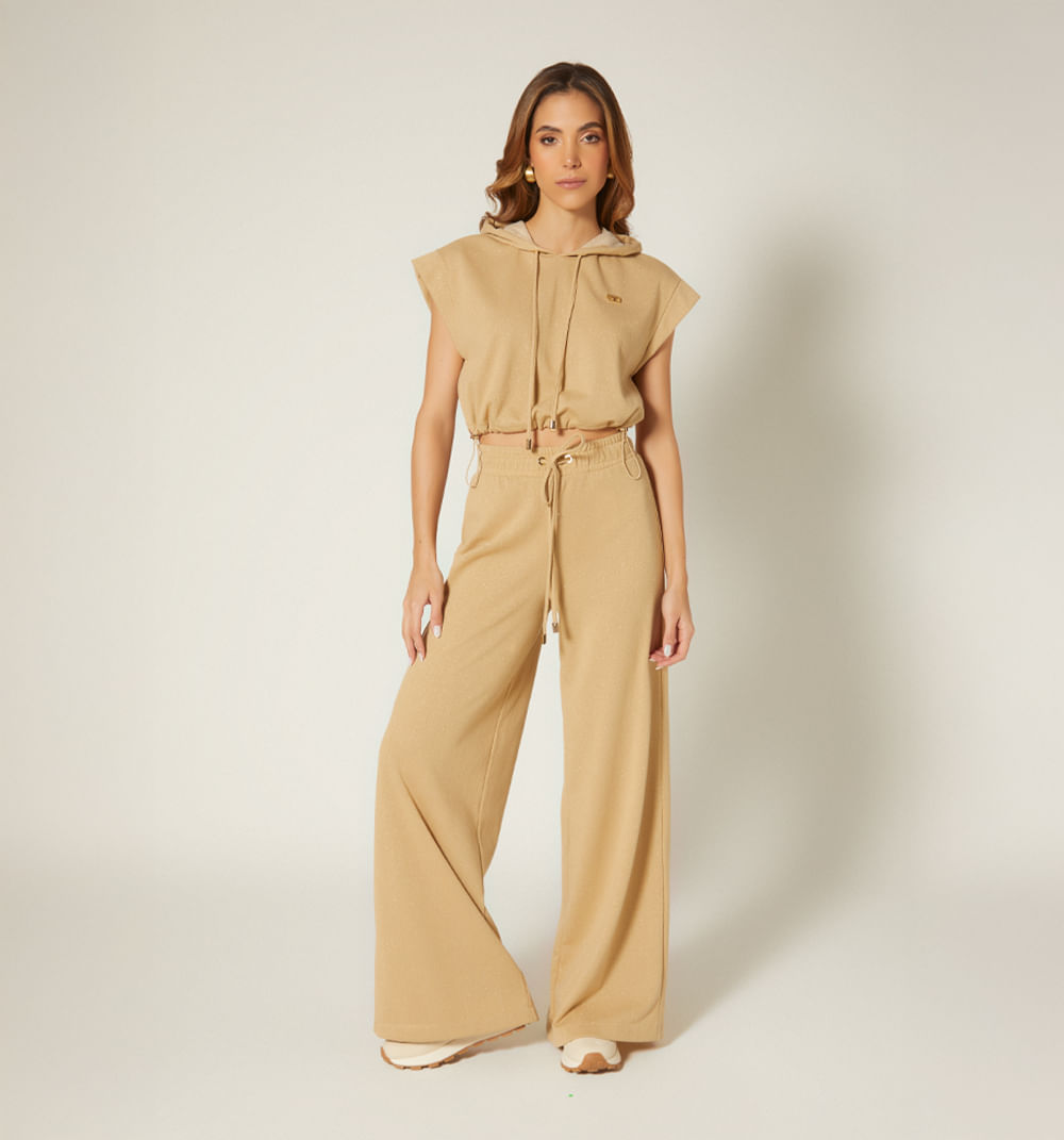 Pantalón deportivo con franja en costado