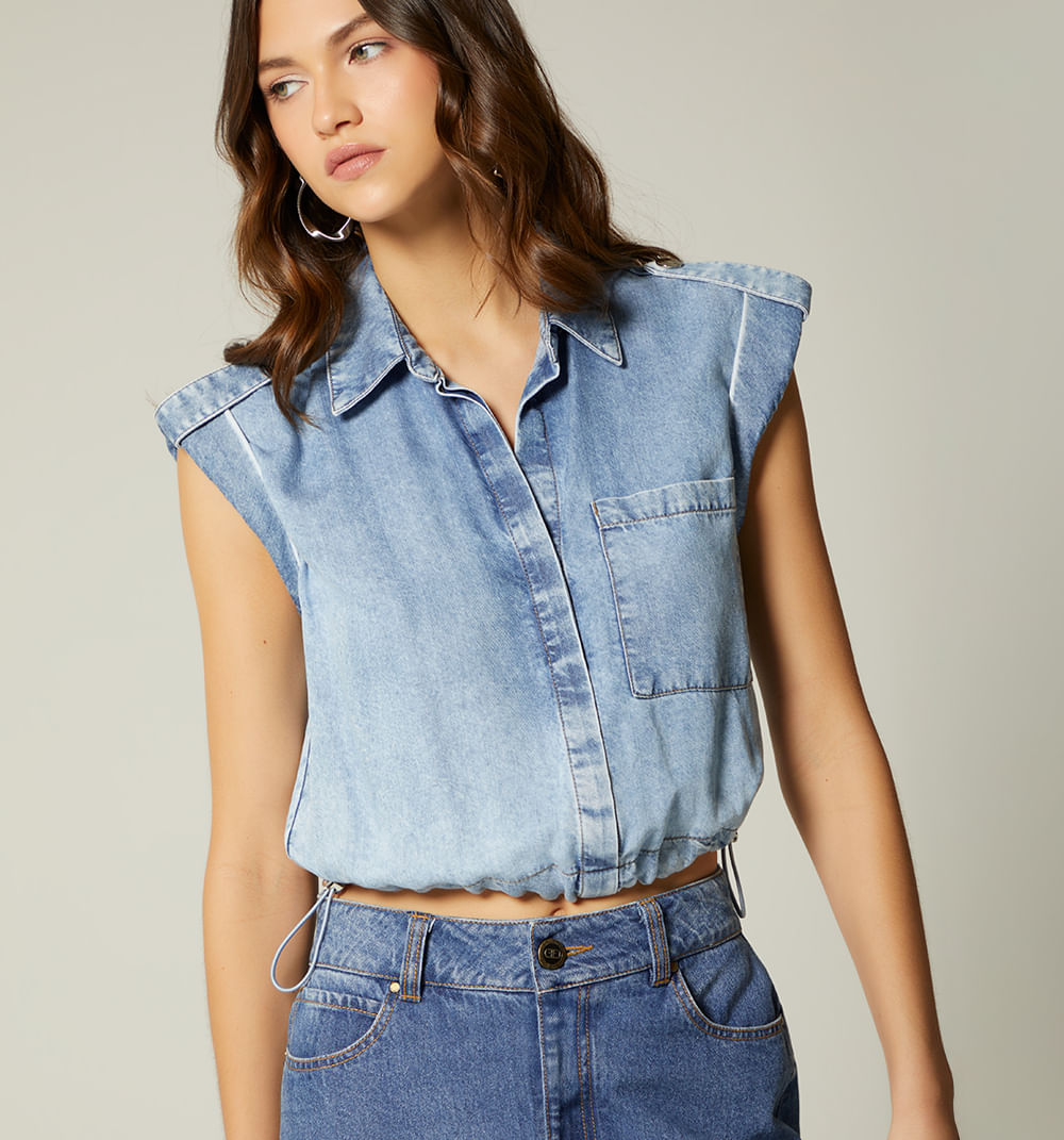 Camisera sisa con elastico