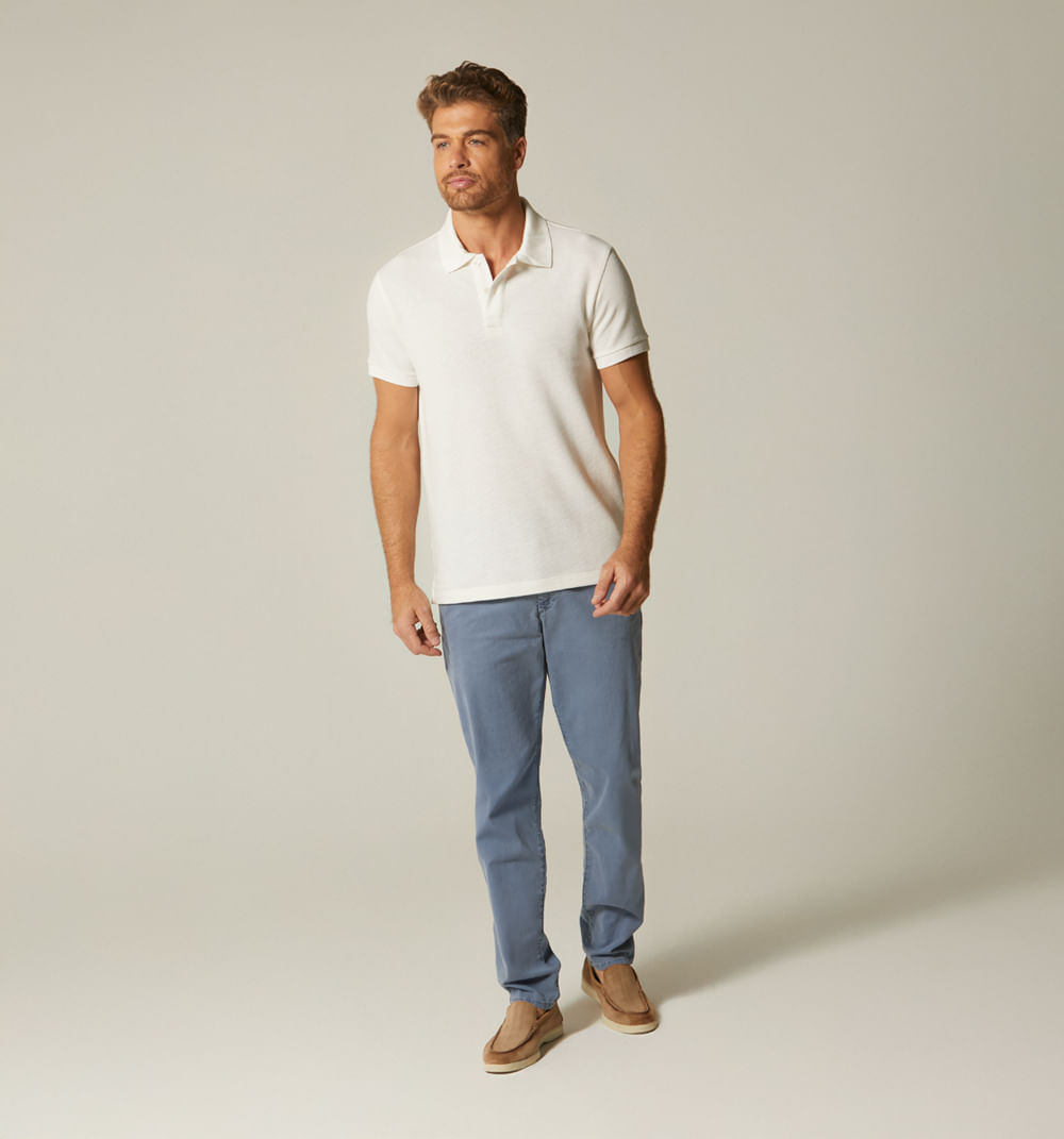 Pantalón para hombre con resorte en pretina