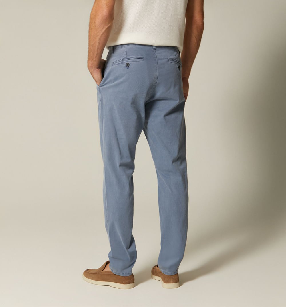 Pantalón para hombre con resorte en pretina