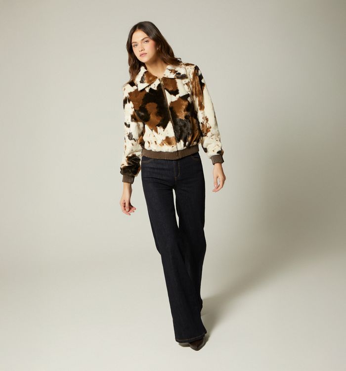Chaqueta estampado vaca