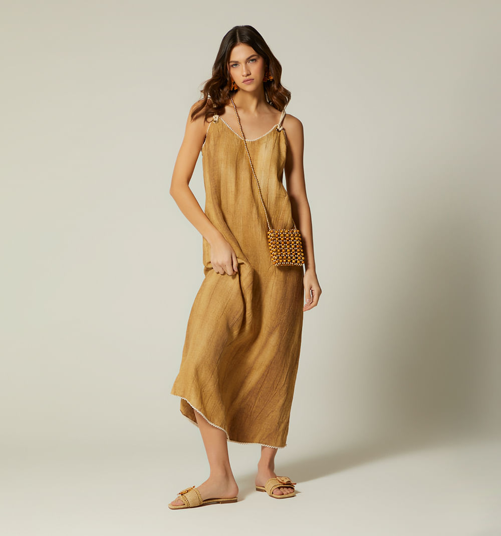 Vestido largo vaporoso