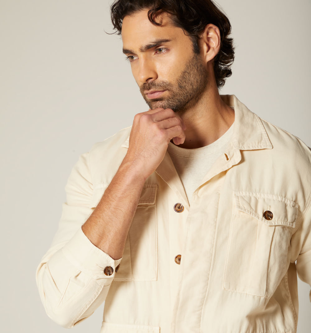 Sahariana para hombre