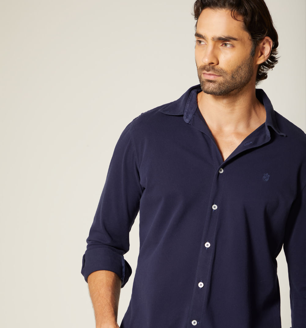 Camisa para hombre tipo piqué
