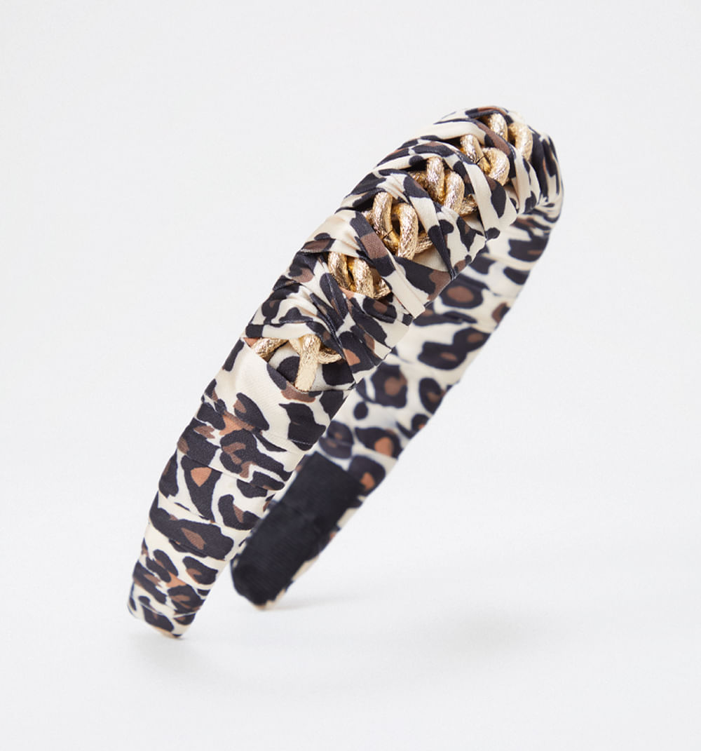 Diadema animal con cadena