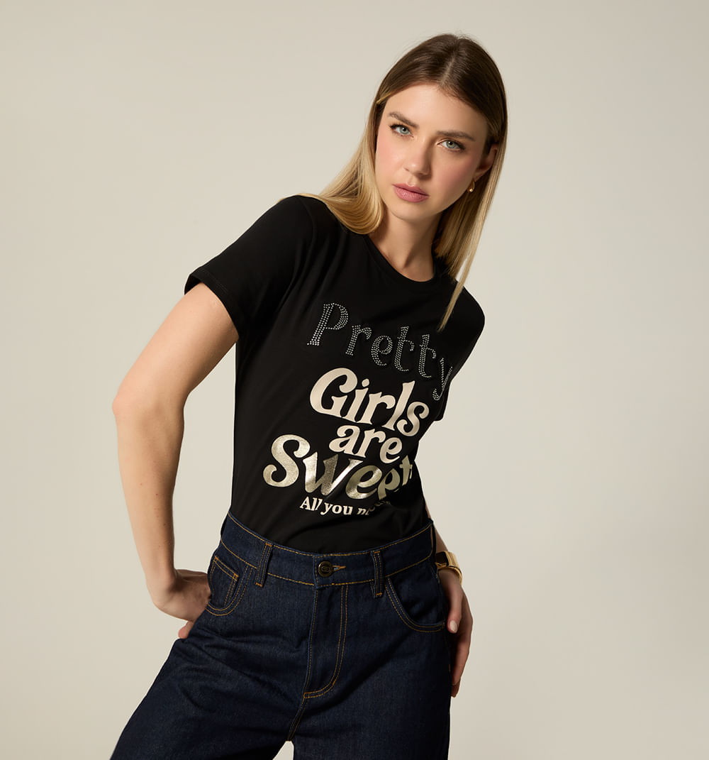 Camiseta estampado hot fix