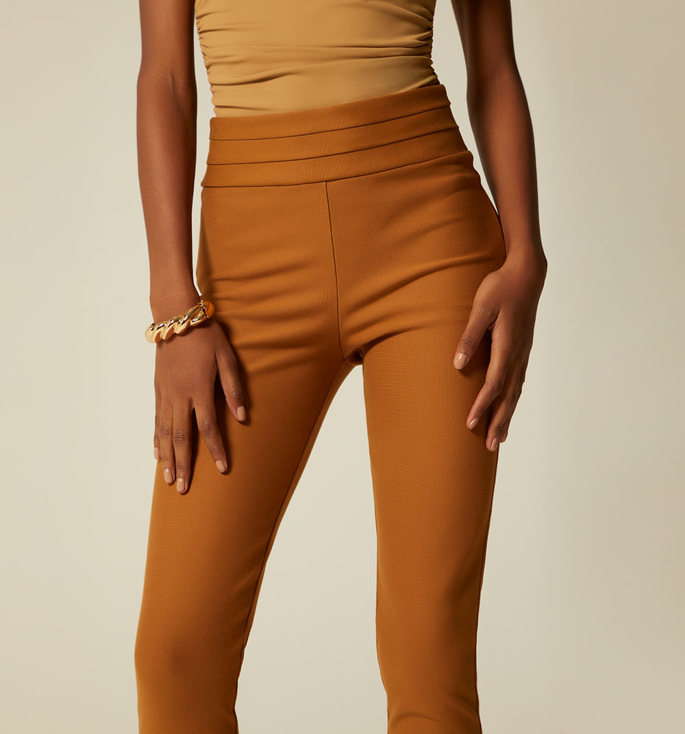 Leggins pitillo con pretina ancha