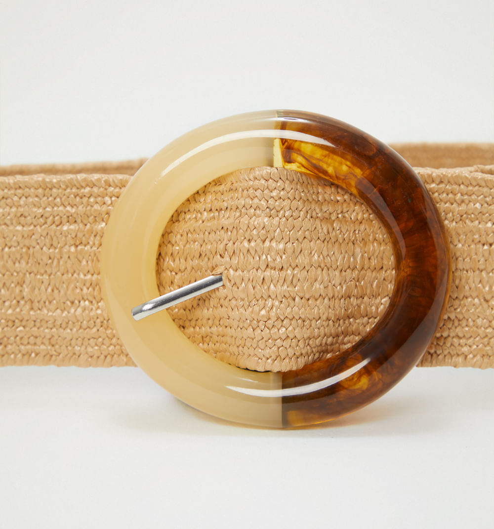 Correa hebilla bicolor