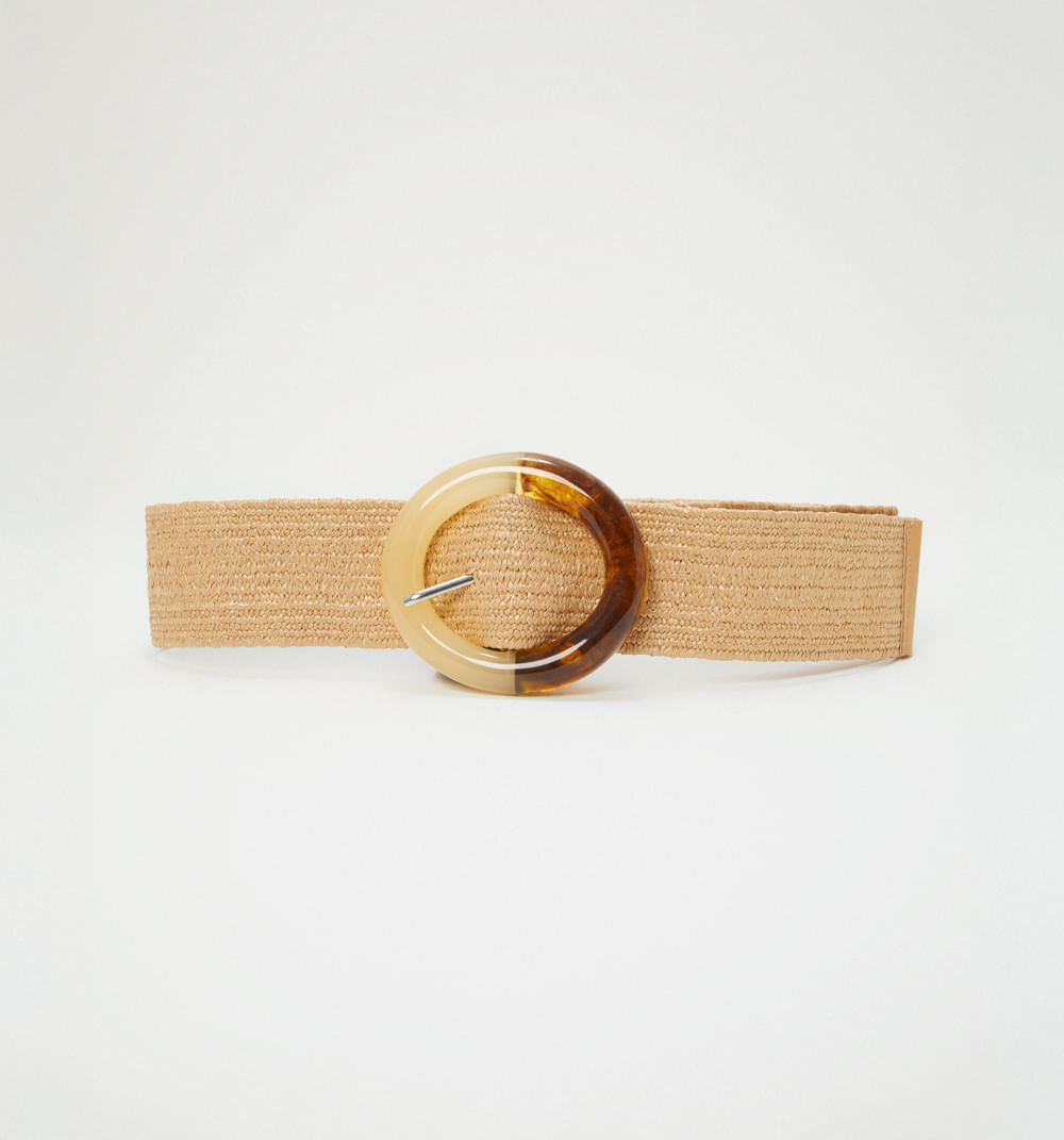 Correa hebilla bicolor