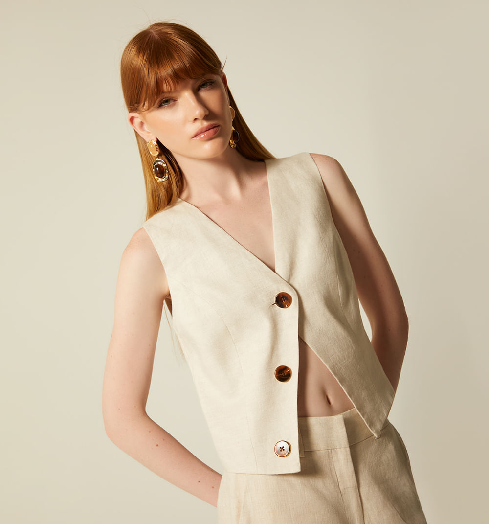 Chaleco  con botones