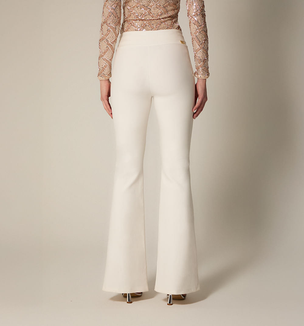 Leggins tiro alto bota campana