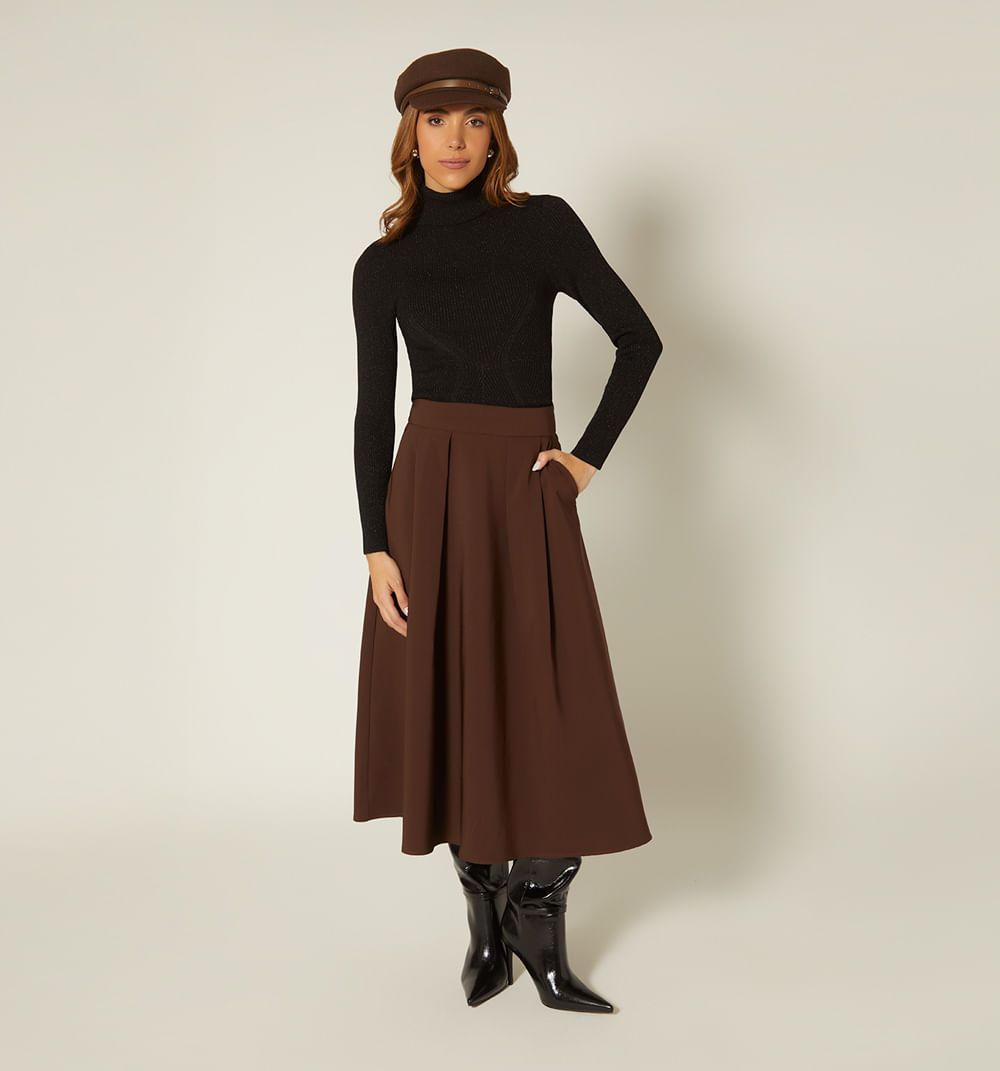 Buzo cuello tortuga manga larga