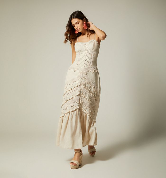 Vestido largo costa