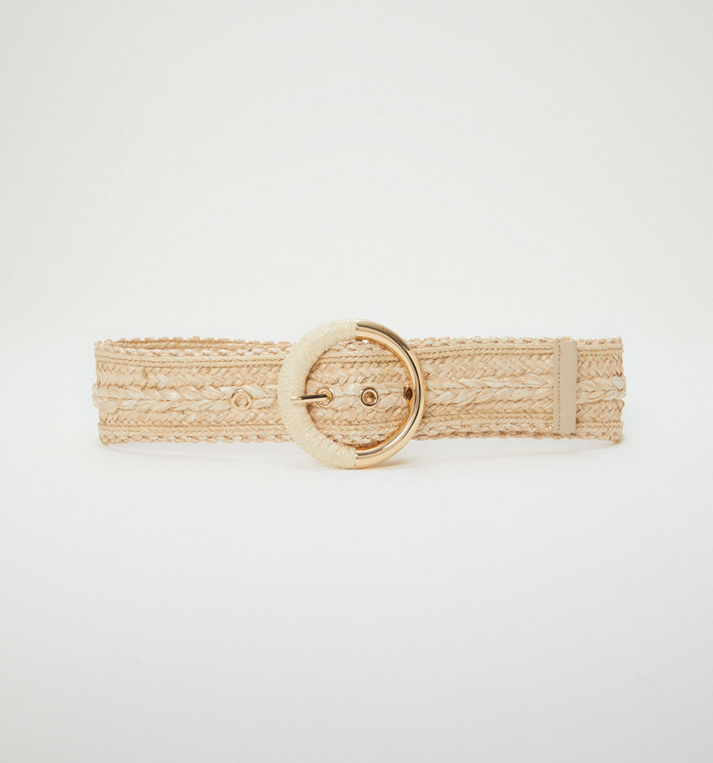 Correa organica hebilla forrada