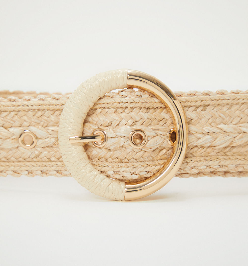 Correa organica hebilla forrada