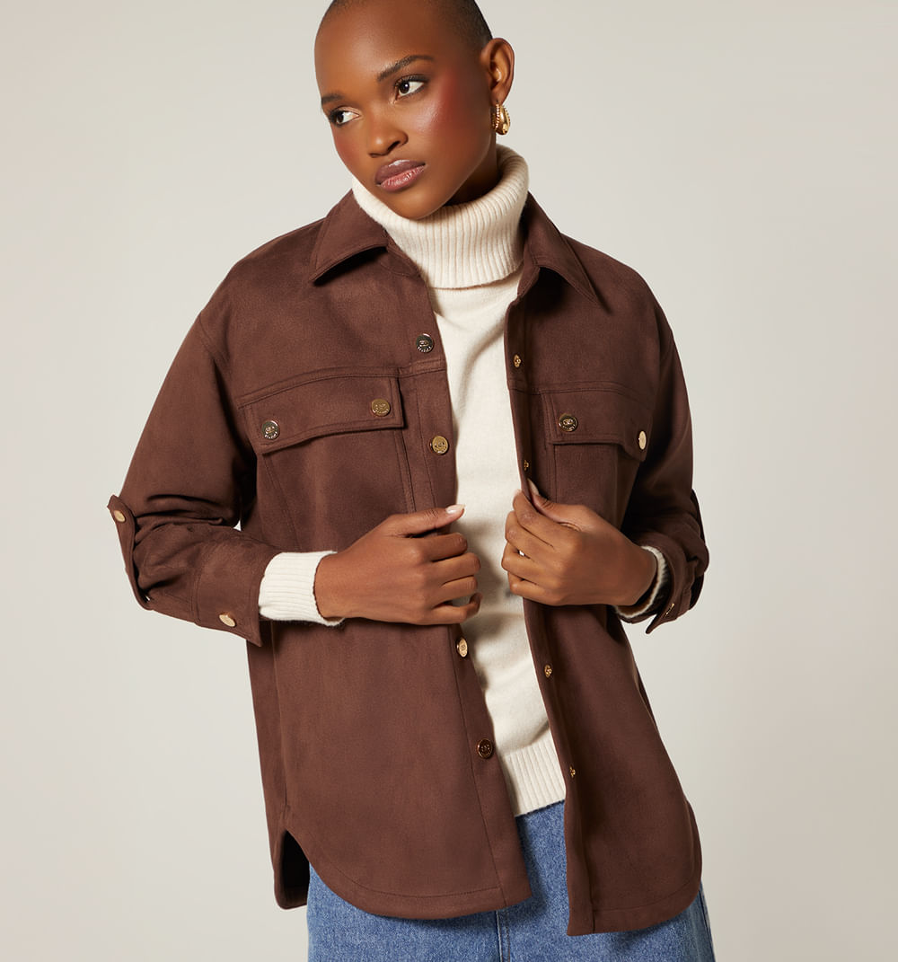 Blusa camisera manga larga