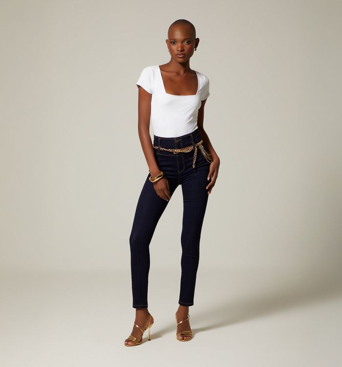 Jean ultraslim alto/alto bottomup cadena
