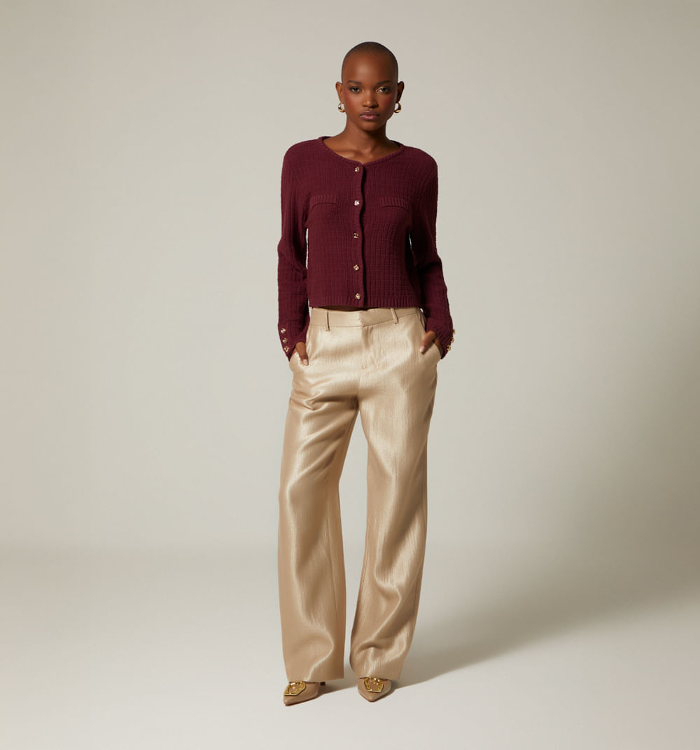 Cardigan m/l con botones joya