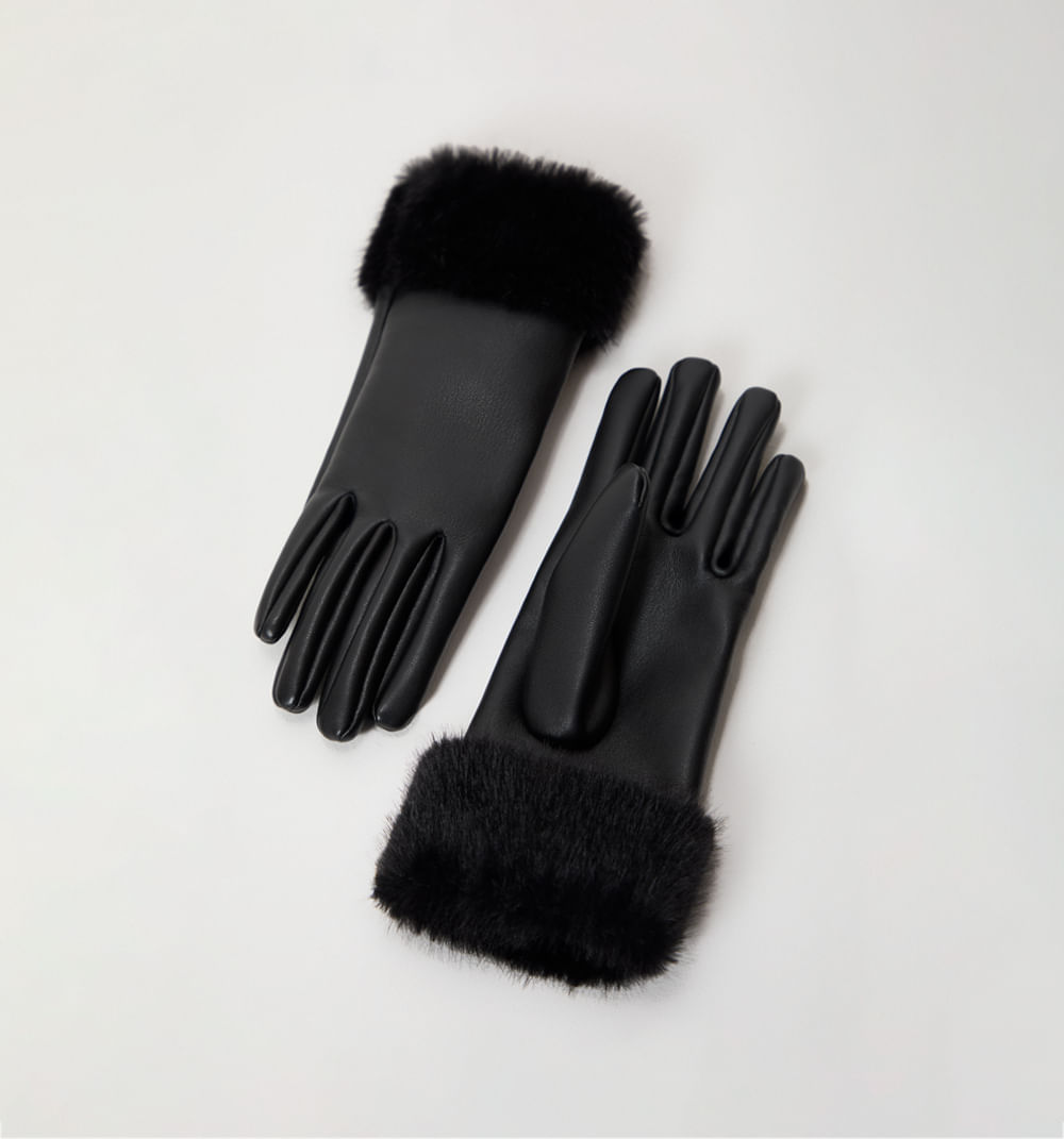 Guantes puño pelo