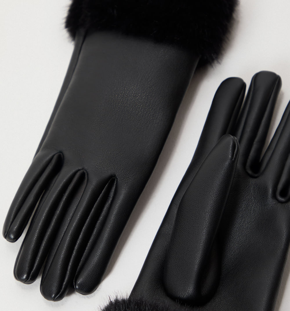 Guantes puño pelo