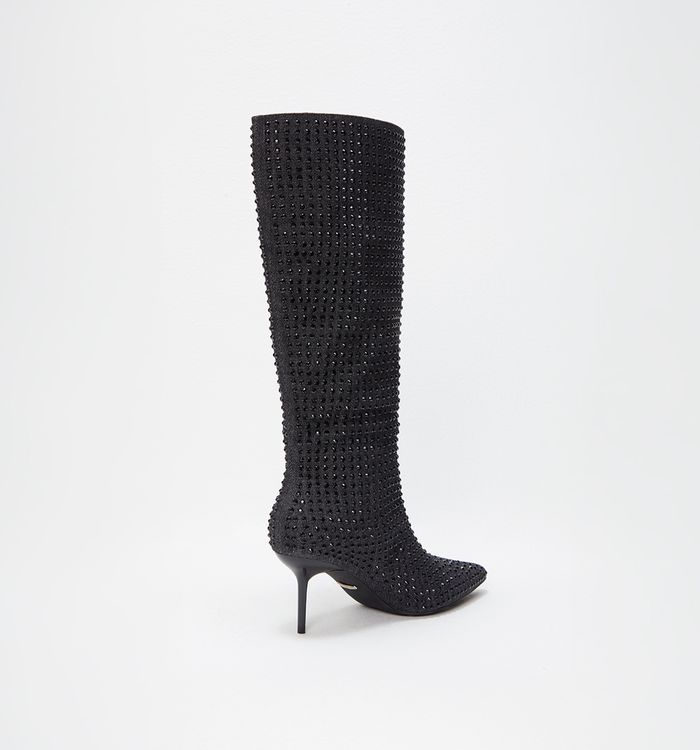 Bota caña  alta con brillo