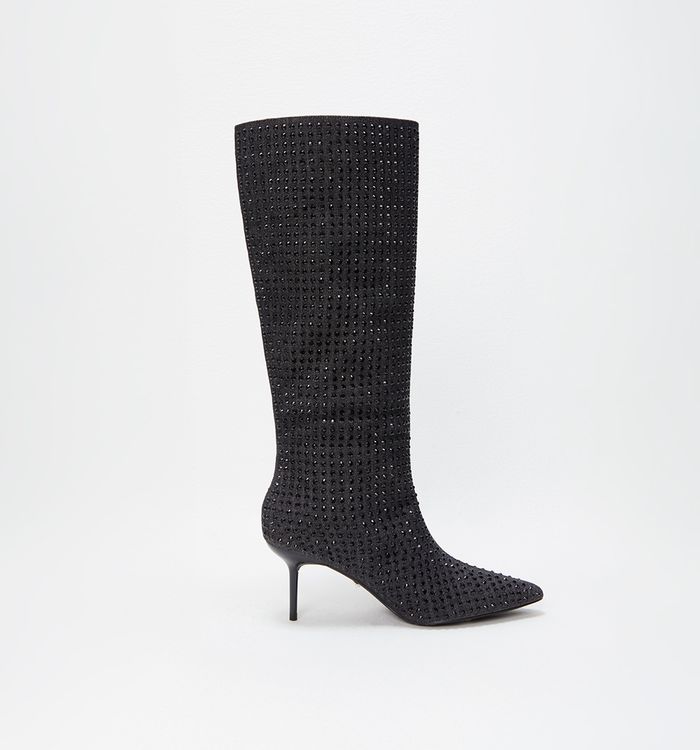 Bota caña  alta con brillo