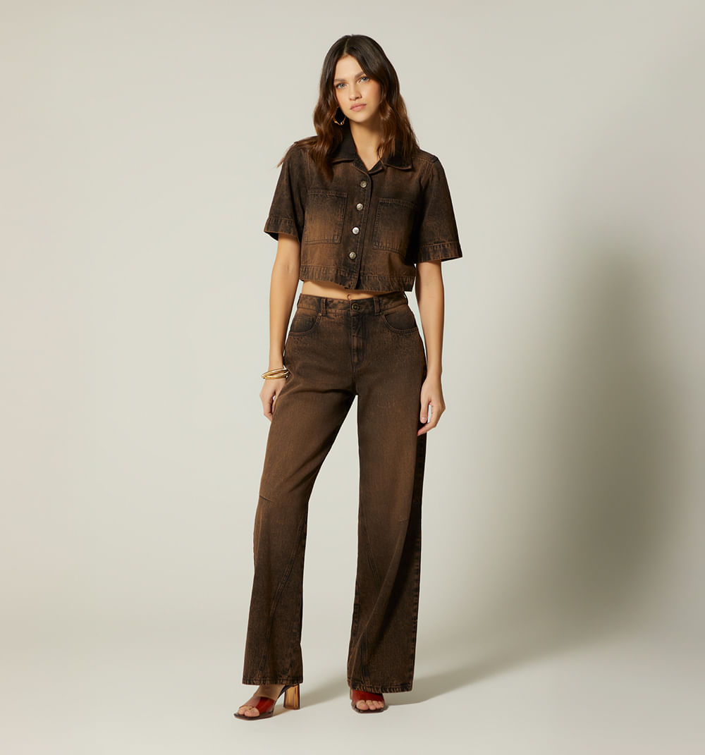 Blusa boxxi con bolsillos