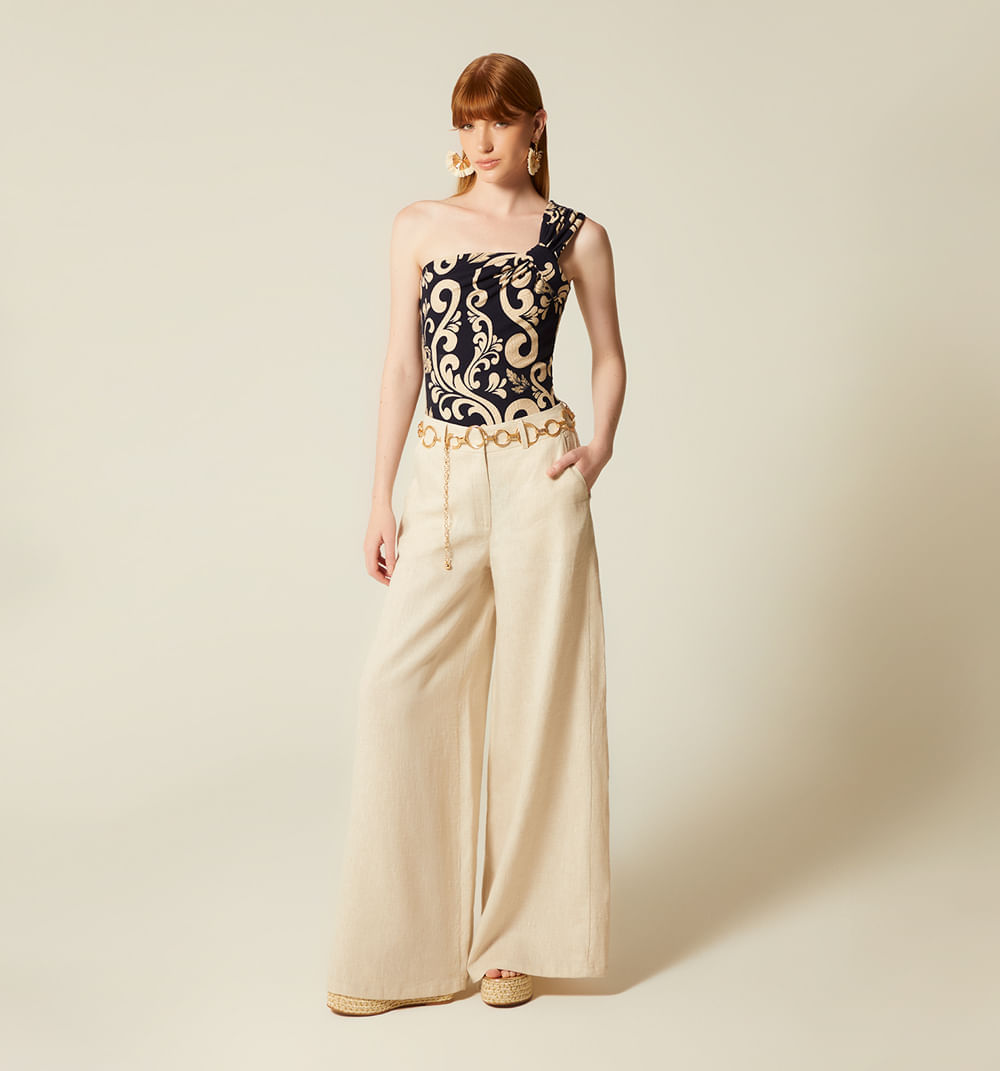 Body de un solo hombro